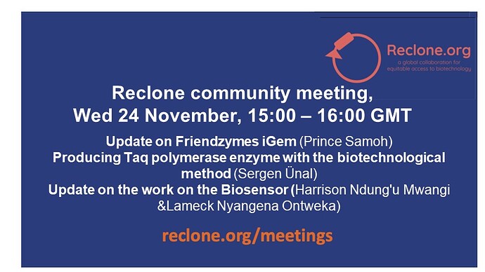 Meeting Flyer Reclone Community Meeting